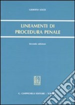 Lineamenti di procedura penale libro