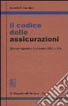 Il codice delle assicurazioni libro