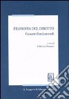 Filosofia del diritto. Concetti fondamentali libro