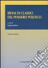 Brani di classici del pensiero politico libro di Gambino L. (cur.)