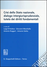 Crisi dello Stato nazionale, dialogo intergiurisprudenziale, tutela dei diritti fondamentali libro