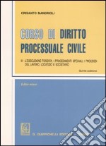 Corso di diritto processuale civile. Ediz. minore (3) libro