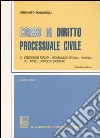 Corso di diritto processuale civile. Ediz. minore (3) libro