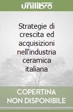 Strategie di crescita ed acquisizioni nell'industria ceramica italiana libro