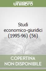 Studi economico-giuridici (1995-96) (56) libro