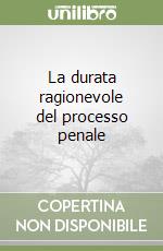 La durata ragionevole del processo penale libro