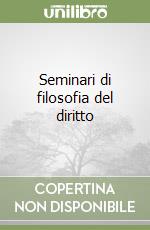 Seminari di filosofia del diritto libro
