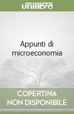 Appunti di microeconomia libro