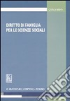 Diritto di famiglia per le scienze sociali libro