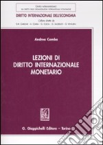 Lezioni di diritto internazionale monetario