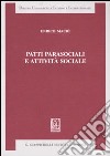 Patti parasociali e attività sociale libro di Macrì Enrico