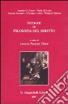 Ricerche di filosofia del diritto libro