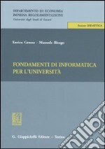 Fondamenti di informatica per l'università libro