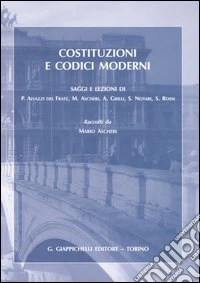 Costituzioni e codici moderni