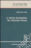 La prova dichiarativa nel processo penale libro