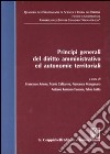 Principi generali del diritto amministrativo ed autonomie territoriali libro