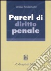 Pareri di diritto penale libro