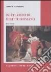 Istituzioni di diritto romano libro di Manfredini Arrigo D.