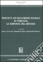 Povertà ed esclusione sociale in Toscana: le risposte del sistema libro