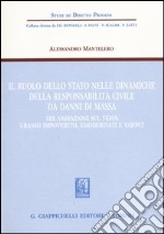 Il ruolo dello stato nelle dinamiche della responsabilità civile da danni di massa. Tre variazioni sul tema: uranio impoverito, emoderivati e Vajont