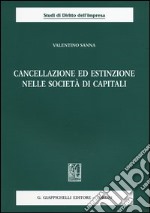 Cancellazione ed estinzione nelle società di capitali libro