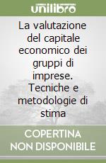 La valutazione del capitale economico dei gruppi di imprese. Tecniche e metodologie di stima libro