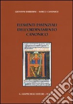 Elementi essenziali dell'ordinamento canonico libro