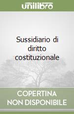 Sussidiario di diritto costituzionale libro