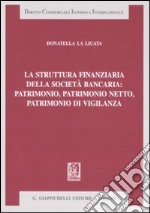 La struttura finanziaria della società bancaria: patrimonio, patrimonio netto, patrimonio di vigilanza