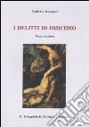 I delitti di omicidio libro