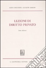 Lezioni di diritto privato libro