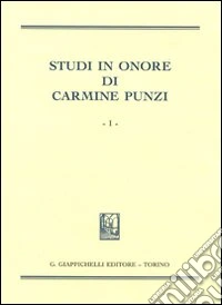 Studi in onore di Carmine Punzi libro