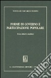 Forme di governo e partecipazione popolare libro