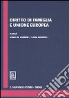 Diritto di famiglia e Unione europea libro