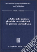 La tutela delle posizioni giuridiche meta-individuali nel processo amministrativo