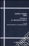 Analisi e diritto 2007. Ricerche di giurisprudenza analitica. Ediz. multilingue libro di Comanducci P. (cur.) Guastini R. (cur.)