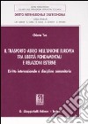 Il trasporto aereo nell'Unione Europea tra libertà fondamentali e relazioni esterne. Diritto internazionale e disciplina comunitaria libro