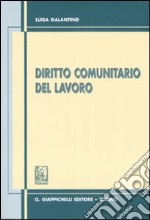 Diritto comunitario del lavoro libro