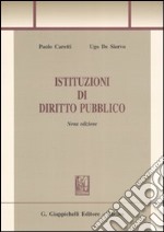 Istituzioni di diritto pubblico libro