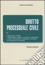 Diritto processuale civile (4) libro