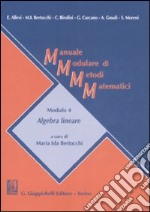 Manuale modulare di metodi matematici. Modulo 4: Algebra lineare