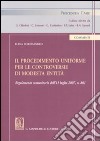 Il procedimento uniforme per le controversie di modesta entità libro di D'Alessandro Elena