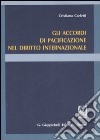 Gli accordi di pacificazione nel diritto internazionale libro