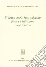 Il diritto negli Stati sabaudi. Fonti ed istituzioni (secoli XV-XIX)