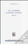 Dal contratto al negozio giuridico. Appunti libro di Brutti Massimo