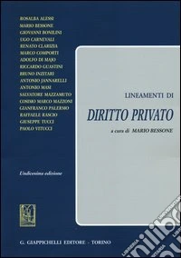 Lineamenti di diritto privato libro