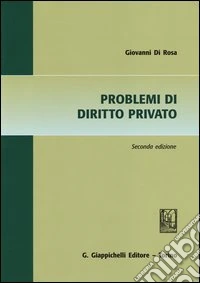 Problemi di diritto privato