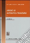 Appunti di matematica finanziaria. Vol. 1 libro