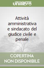 Attività amministrativa e sindacato del giudice civile e penale libro