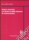 Studi e ricerche sul bilancio delle imprese di assicurazione libro